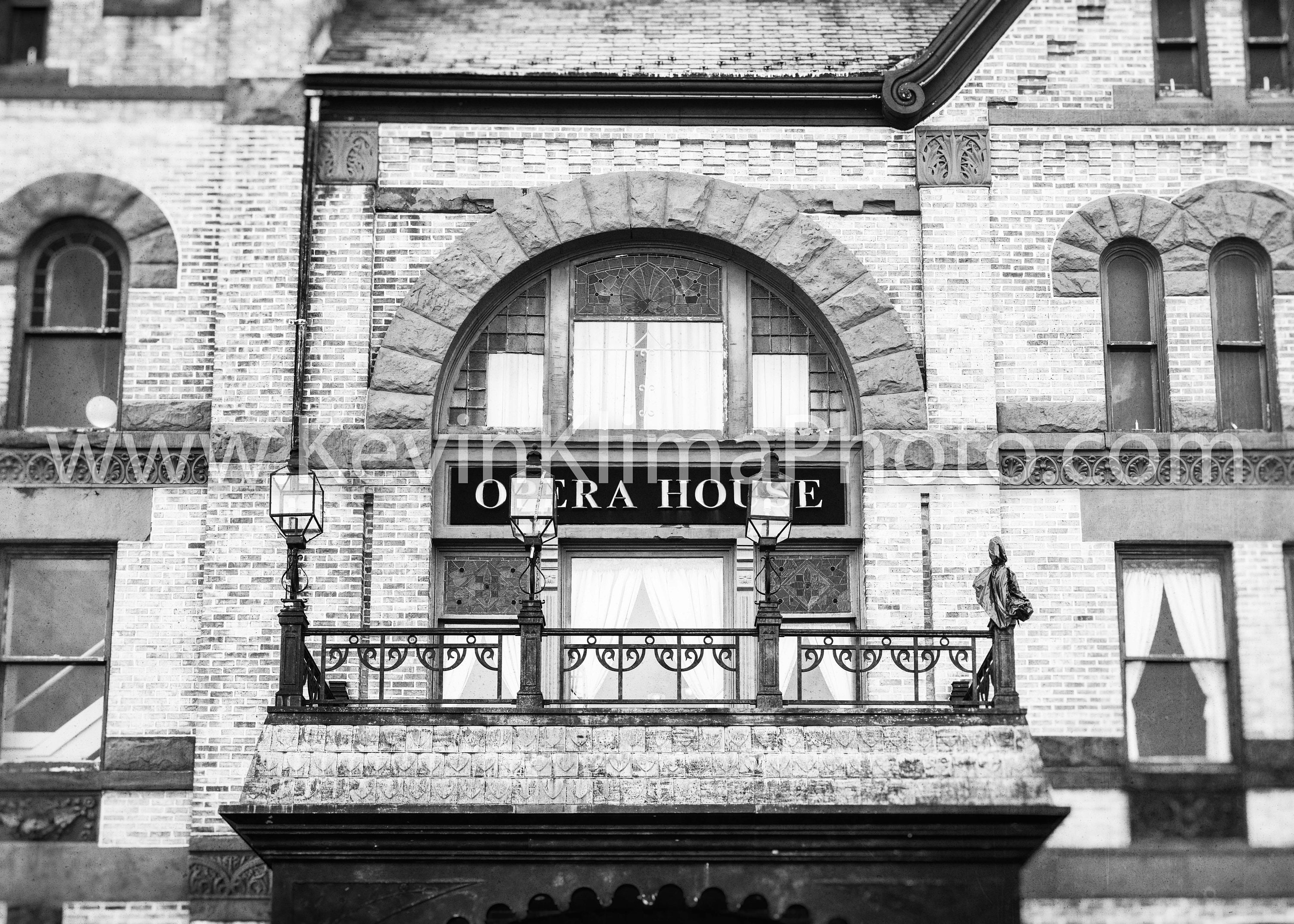 Opera Buildings Sign OPERA HOUSE - Vintage Sign Photography Print - Unframed Chicagoland ...