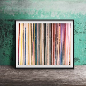 Impresión de álbumes de discos antiguos: impresión artística fotográfica sin marco: álbumes de música, fotografía de arte mural