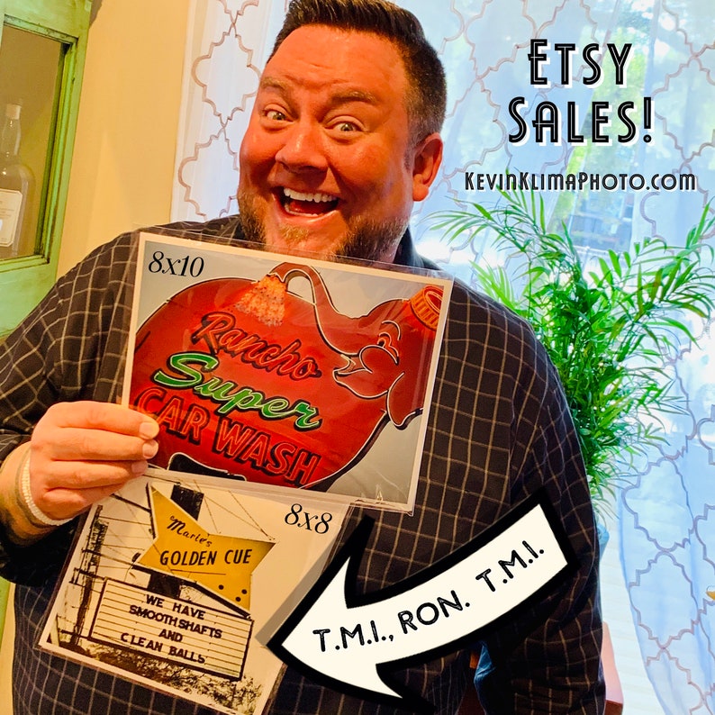 Neon Sign California Vintage Photography Print Car Etsy