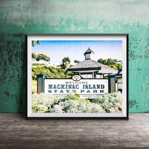 Mackinac Island State Park, Michigan Photography - Wall Art Photo - Unframed Sign Print - Mackinac Island Art