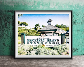 Mackinac Island State Park, Michigan Photography - Wall Art Photo - Unframed Sign Print - Mackinac Island Art