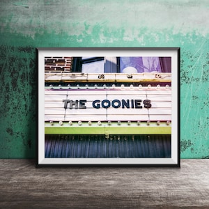 THE GOONIES - Vintage Theater Sign Art - Unframed Photography Print- Vintage Movie Theatre