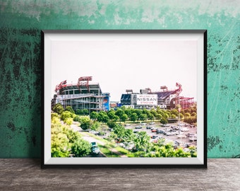 NISSAN STADIUM, NASHVILLE - Unframed Photography Print - Nashville, Tennessee Football Stadium, Tennessee Titans