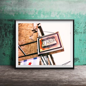 PINT Bar Sign, Wicker Park, Chicago Wall Art - Chicago Sign Photography - Unframed Chicago Wall Art Print