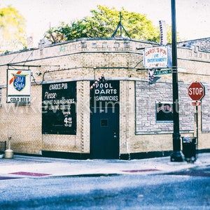 Carol's Pub Uptown, Chicago Unframed Photography Print Chicago Wall Art Chicago Country Bar image 2