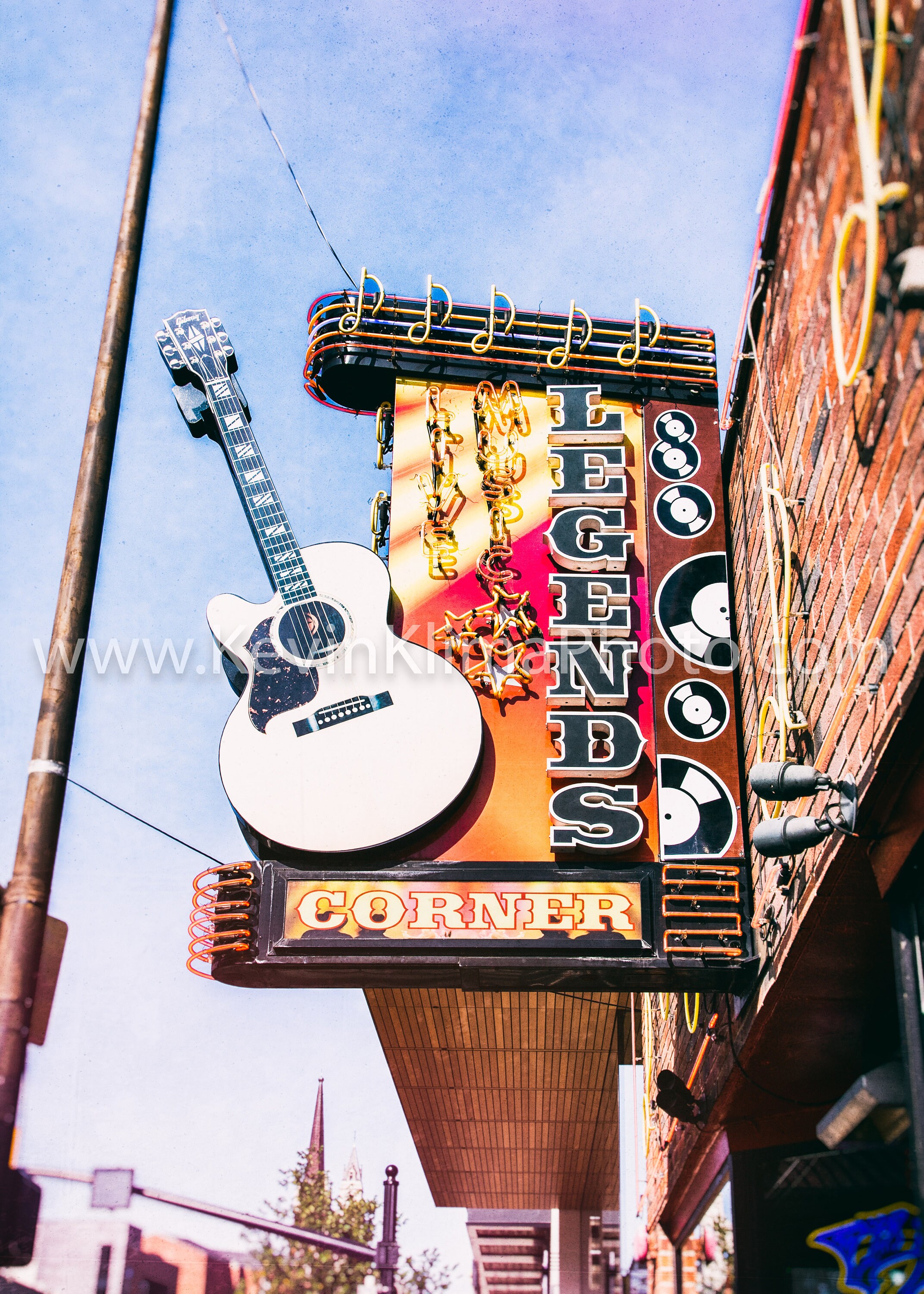 Nashville, LEGENDS CORNER Bar Sign Photography - Street Art