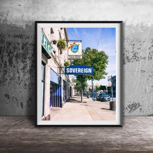 SOVEREIGN, Edgewater, Chicago - Unframed Photography Print - Chicago Old Style Dive Bar Sign