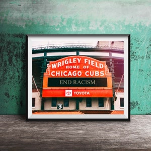 Wrigley Field - End Racism - Black Lives Matter - Chicago Cubs - Chicago Street Photography