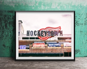 HOCKEYTOWN, Detroit, Michigan - Unframed Photography Print - Home Wall Art Decor
