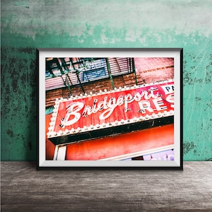Bridgeport, Chicago - Neon Restaurant Sign, Chicago Wall Art - Chicago Sign Photography - Bridgeport Diner