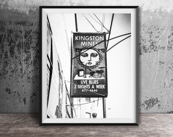 Kingston Mines Chicago Sign Photography - Original Wall Art