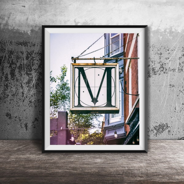 MATILDA, Chicago Bar Wall Art Print - Lakeview, Chicago Sign Photography - Unframed, Ready-to-Frame Print