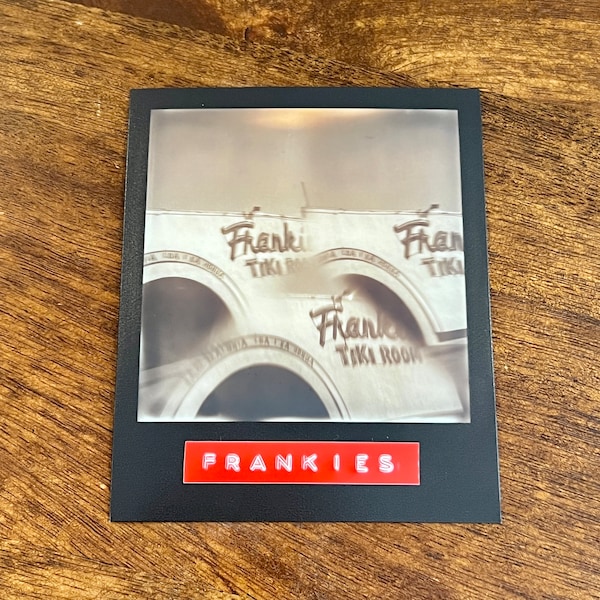 FRANKIE'S TIKI ROOM - Limited Edition Original Polaroid Instant Film Print #1/1 - Framed or Unframed/Ready-to-Frame - Las Vegas, Nevada