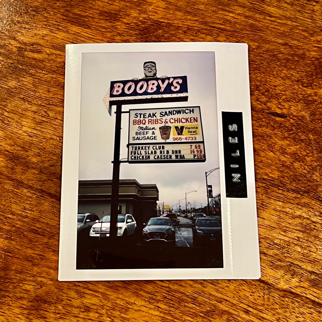 BOOBY'S, Chicagoland Limited Edition Original Instant Film Print 1/1