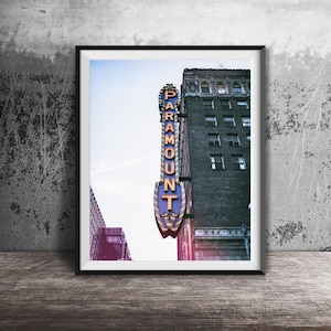 PARAMOUNT THEATRE, Seattle Wall Art - Unframed Photography Print - Movie Theater, Film Theatre - Downtown Seattle, Washington