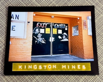 KINGSTON MINES, CHICAGO - Limited Edition Original Instant Film #1/1 - Unframed/Ready-to-Frame - Lincoln Park Live Music Bar Photography