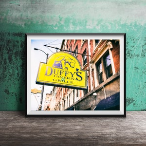 Duffy&#39;s Tavern, Lakeview, Chicago Wall Art - Chicago Sign Photography - Chicago Bars
