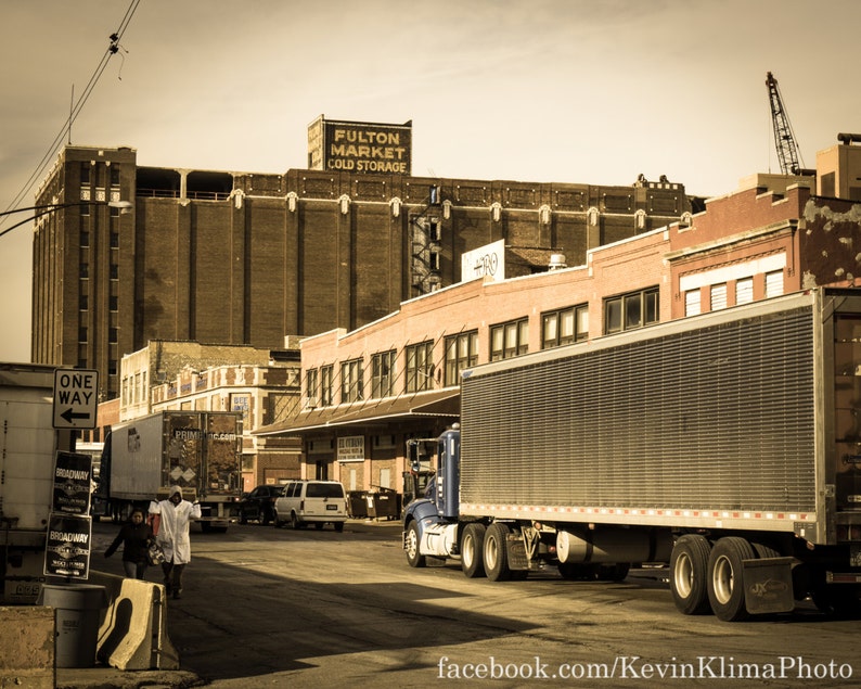 Fulton Market Chicago photography art print 8x10 Etsy