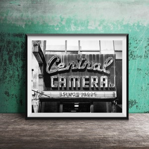 CENTRAL CAMERA CO. Chicago Photography Print Unframed Wall Art Print Chicago Decor Downtown Chicago Loop Artwork Kodak Cameras image 3