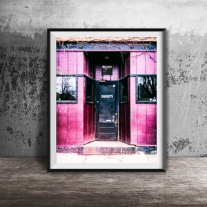 DANNY'S TAVERN, Chicago Wall Art - Chicago Bar Sign Photography - Unframed, Ready to Frame Chicago Door Photography