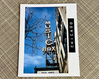 MUSIC BOX THEATER, Chicago - Limited Edition Original Instant Film Print #1/1 - Unframed/Ready-to-Frame - Lakeview, Chicago Photography