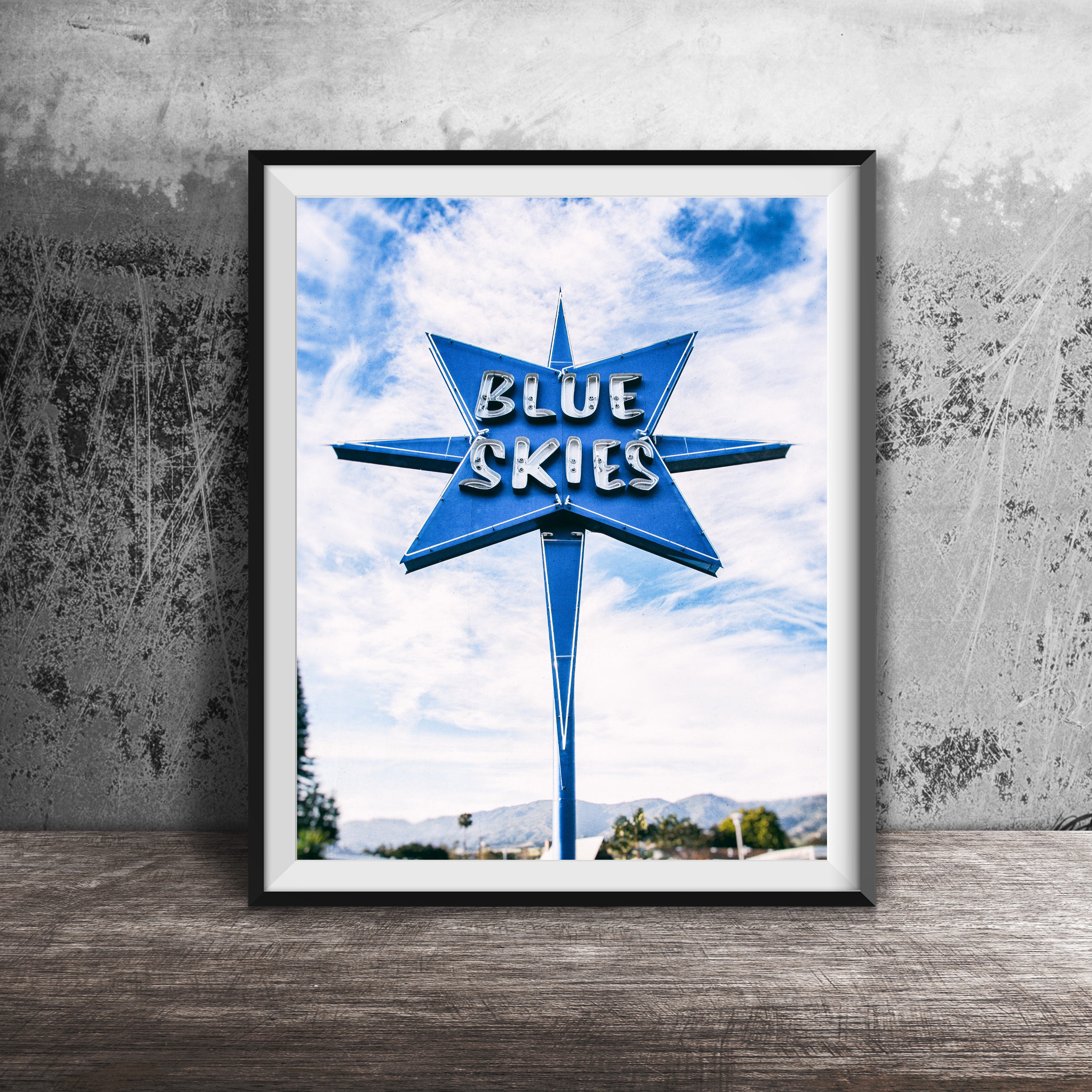 Blue Skies Photography - Unframed Art Photography Print