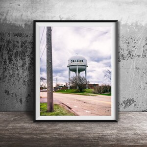Galena, Illinois - Unframed Photography Print - Galena, Illinois Water Tower Art Photo