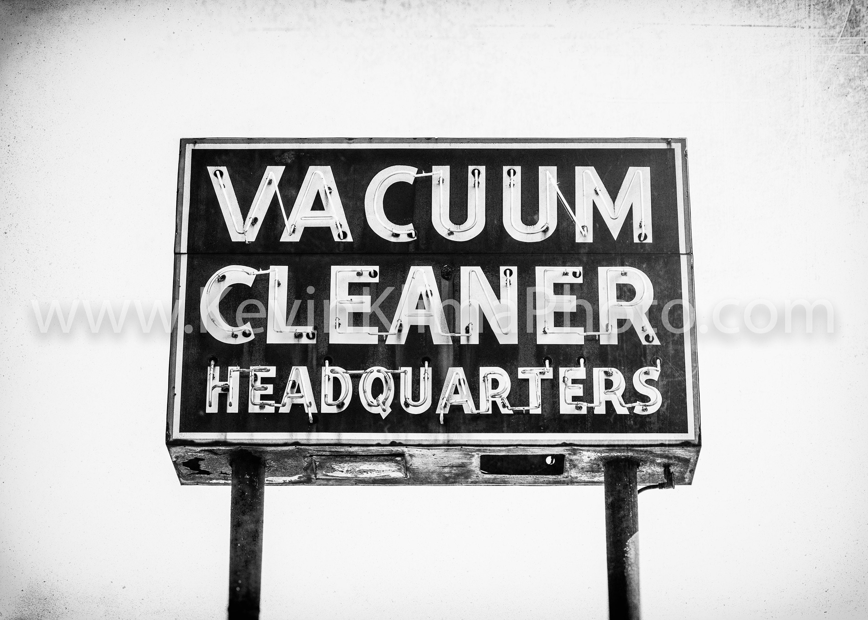 Vacuum Cleaner Headquarters Vintage Sign Art Photography Etsy