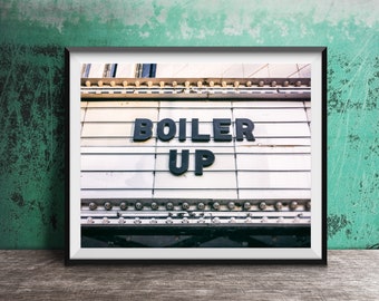 BOILER UP, PURDUE University - Unframed Photography Print - Purdue Boilermakers, West Lafayette, Indiana