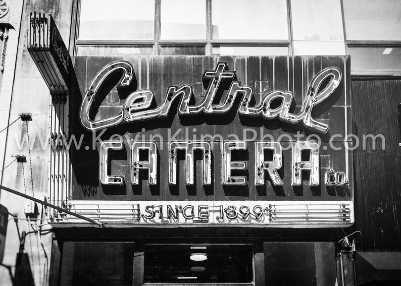 CENTRAL CAMERA CO. Chicago Photography Print Unframed Wall Art Print Chicago Decor Downtown Chicago Loop Artwork Kodak Cameras image 4