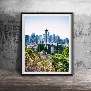 SEATTLE SPACE NEEDLE - Unframed Photography Print - Seattle Center, Seattle Skyline, Washington