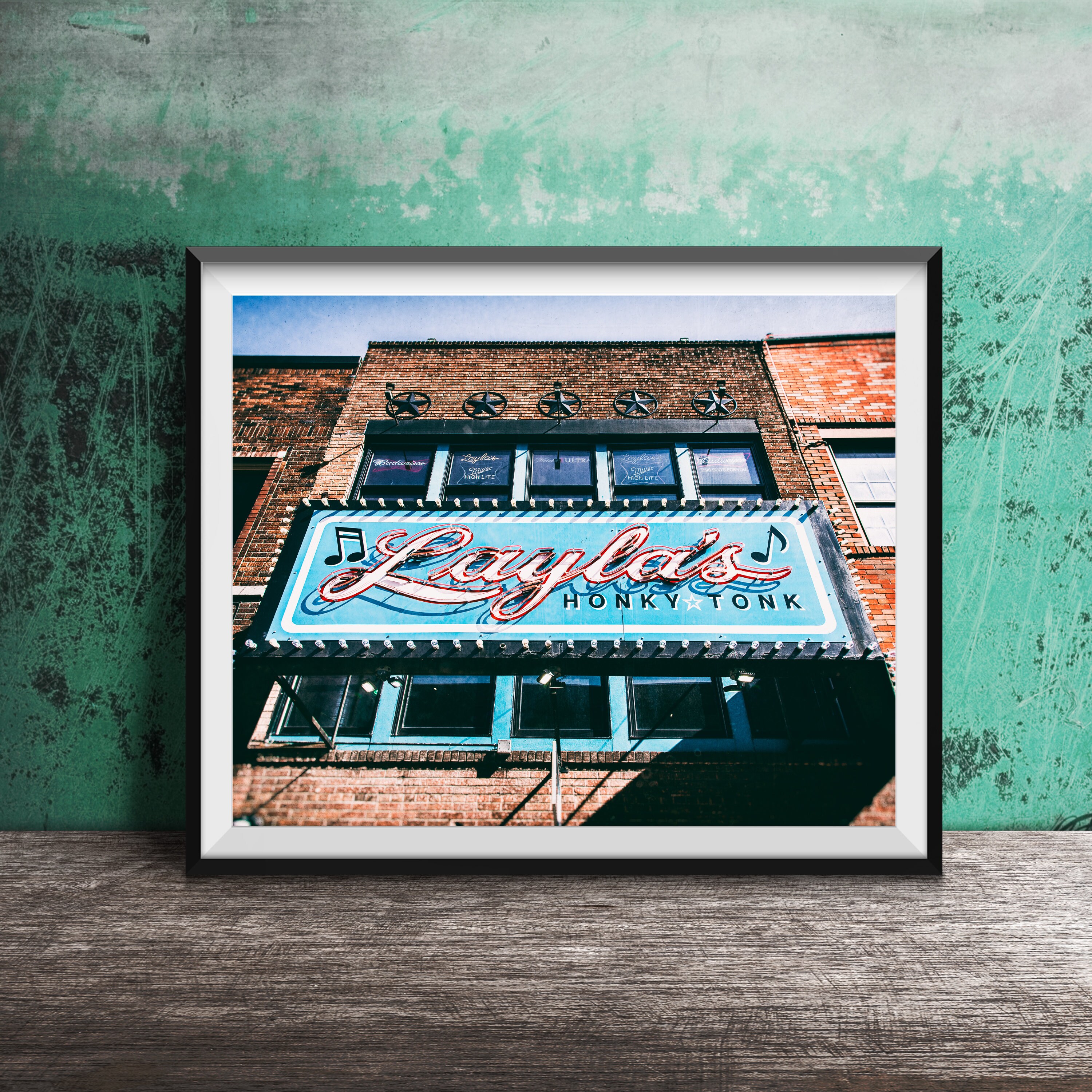 Layla's Honky Tonk - Nashville, Tennessee Sign Photography