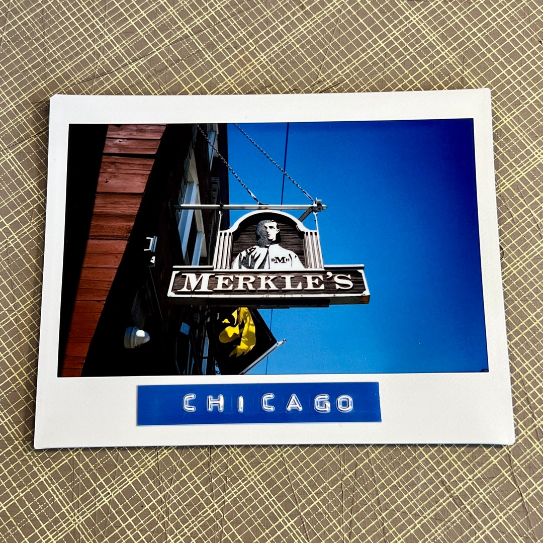Thomas R Merkel Chicago MERKLE'S BAR, Chicago Limited Edition Original Instant Film 1/1 ...