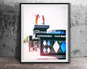 Superdawg Drive-In - Chicago Photography Print - Unframed Wall Art Print - Chicago Style Hot Dogs - Hot Dog Art