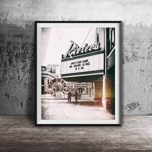 Chicago Photography - The Riviera, Chicago - One Year Dark - Chicago Wall Art - Uptown, Chicago Print