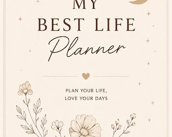 Digital Daily Planner, Undated Life Organizer, GoodNotes iPad (Digital Download)
