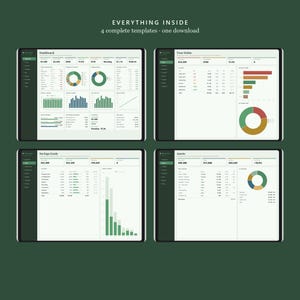 The Money Reset Kit | Budget, Debt Payoff, Savings and Net Worth Spreadsheet Bundle | Google Sheets and Excel | 4 Finance Templates image 10