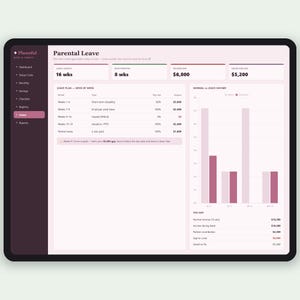 Baby Planer und Checkliste für neue Eltern | Baby-Einkaufsliste und Register Haushalt | Excel & Google Sheets Bild 7