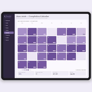 Habit Tracker Tabelle | tägliche Gewohnheit und Ziel-Tracker | Streifen-, Routine- und Tor-Planer | Excel & Google Sheets Bild 6