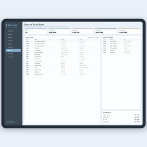 Ultieme bruiloftplannerbundel voor Google Spreadsheets en Excel, budget, gastenlijst, stoelindeling, tijdlijn en spreadsheetset checklist afbeelding 8