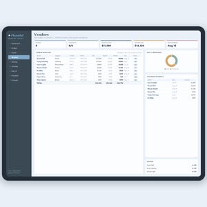 Plantilla todo en uno para planificar bodas: hoja de cálculo, control de presupuesto para Google Sheets y Excel, lista de invitados, plano de mesas y confirmación de asistencia. imagen 5
