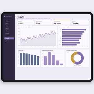 Habit Tracker Tabelle | tägliche Gewohnheit und Ziel-Tracker | Streifen-, Routine- und Tor-Planer | Excel & Google Sheets Bild 8