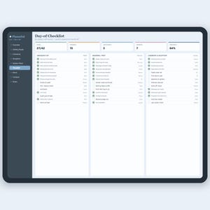 Tijdlijnsjabloon trouwdag, uur per uur trouwschema en schema voor Google Spreadsheets en Excel, bewerkbare checklist 'Dag van de dag' afbeelding 7