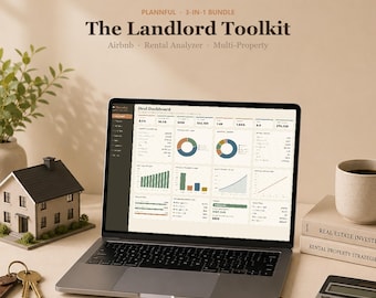 The Landlord Toolkit | Airbnb, Rental and Multi-Property Spreadsheet Bundle | Real Estate Investor Calculator | Google Sheets and Excel