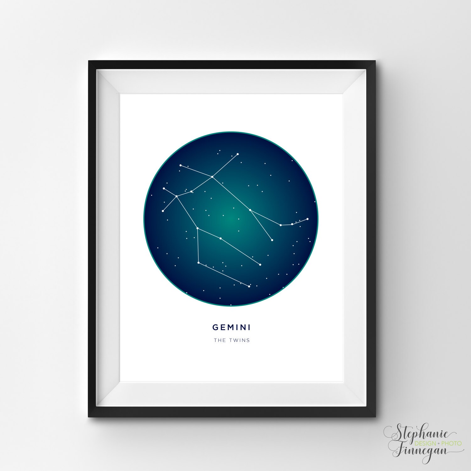 Gemini Printable | Gemini Art Print | Constellation Printable ...