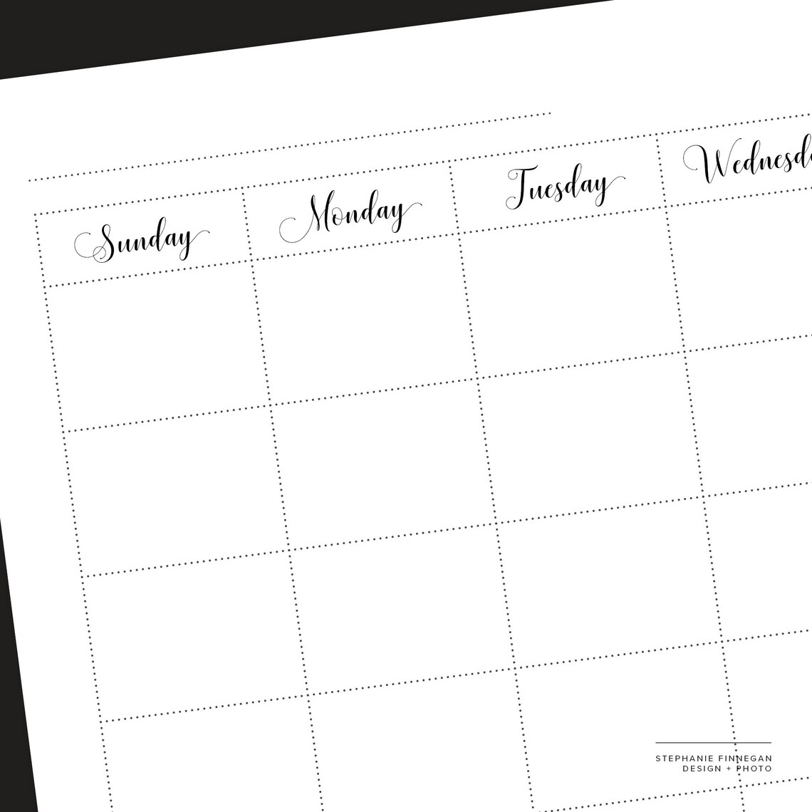 Blank Calendar Template Printable Calendar Calendar Template Blank ...