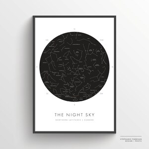 Constellations Print | Printable Poster | Night Sky | Constellation Art ...