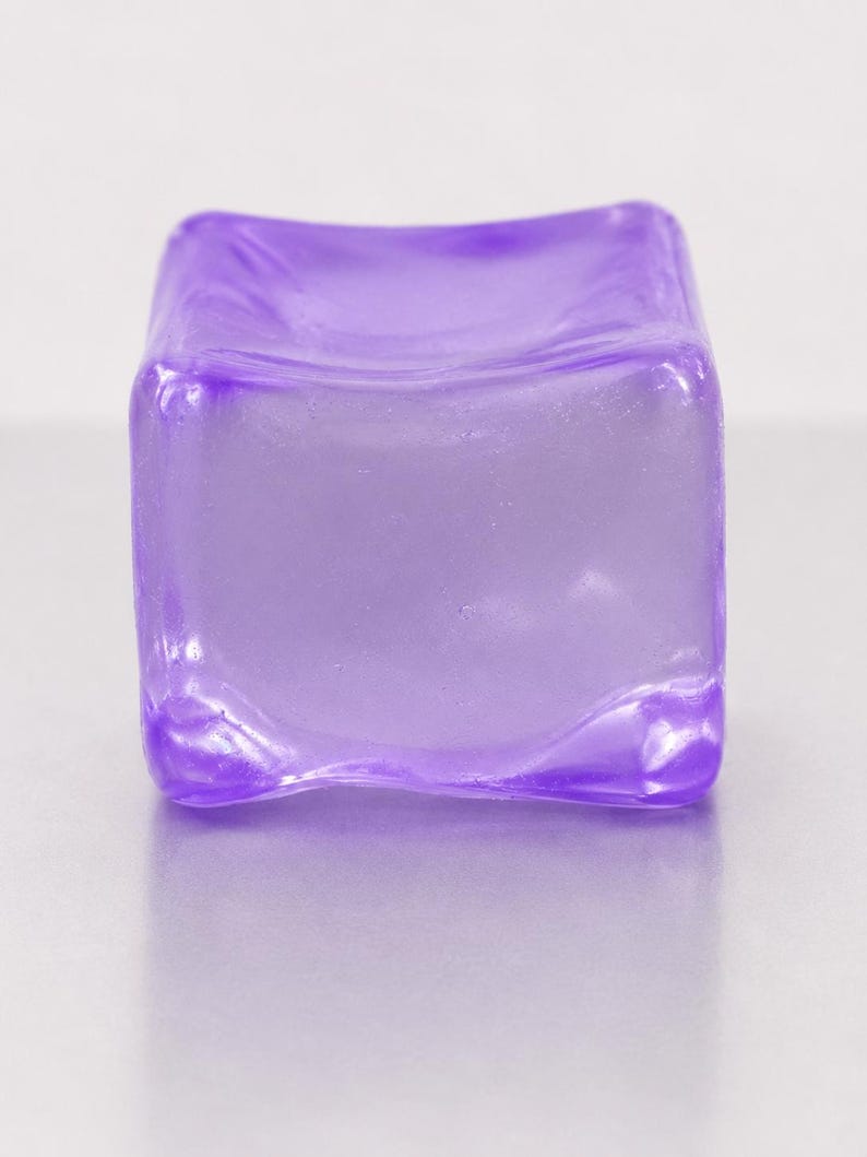 Solid squishy cubes! purple