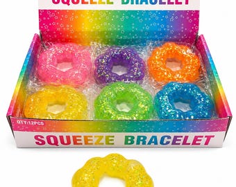 Squishy Fidget Bracelets: Colorful Sensory Play Accessory