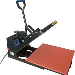 Fancierstudio DG Digital Heat Press Pull Out Platen T Shirt Sublimation DG15x15 DIY Heat Transfer Custom T-Shirt Machine Black